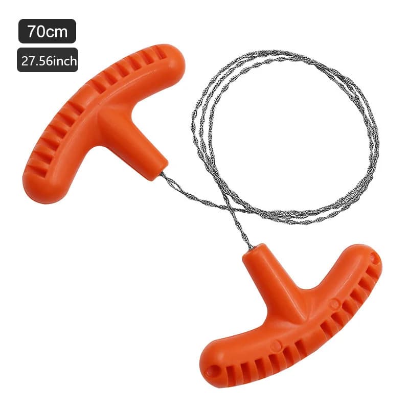 Przenośna stalowa piła z uchwytem do palców na camping 🏕️