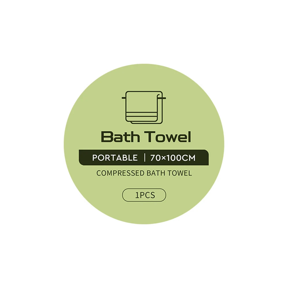 Zestaw kompresowanych ręczników podróżnych, szybkoschnących, jednorazowych 🌍