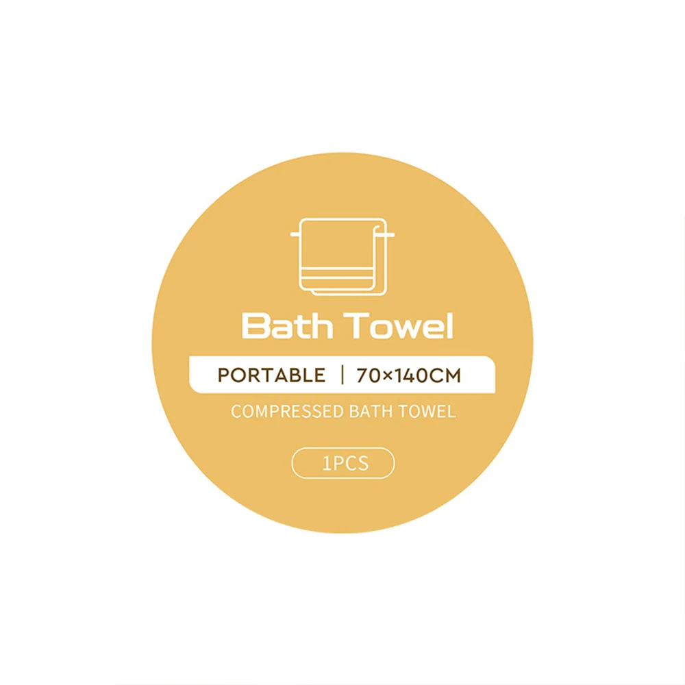 Zestaw kompresowanych ręczników podróżnych, szybkoschnących, jednorazowych 🌍